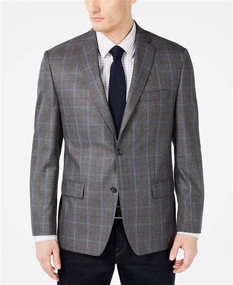 michael kors windowpane sport coat